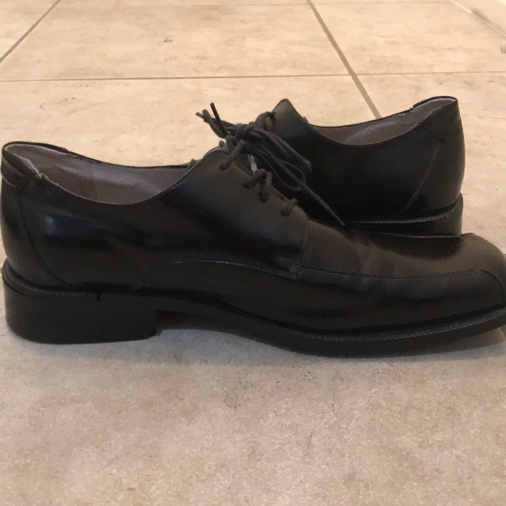 Stacy Adams mens size 13 black dress shoes